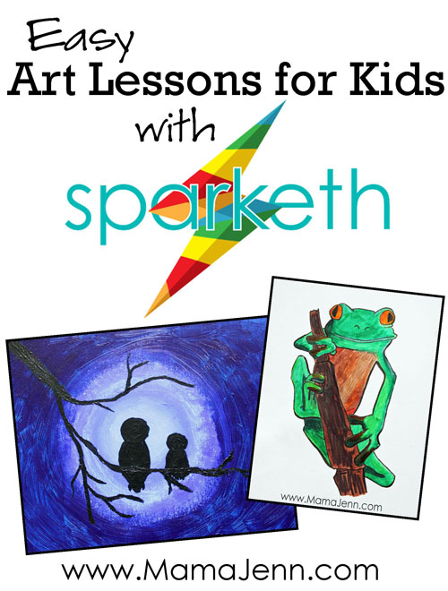 Sparketh ~ Easy Online Art Lessons for Kids