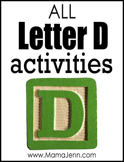 All Letter D Alphabet Activities