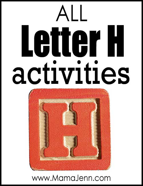All Letter H Alphabet Activities