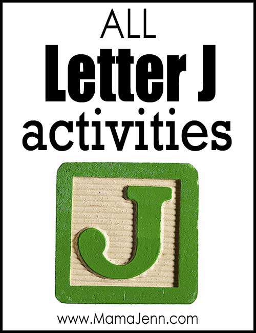 All Letter J Alphabet Activities