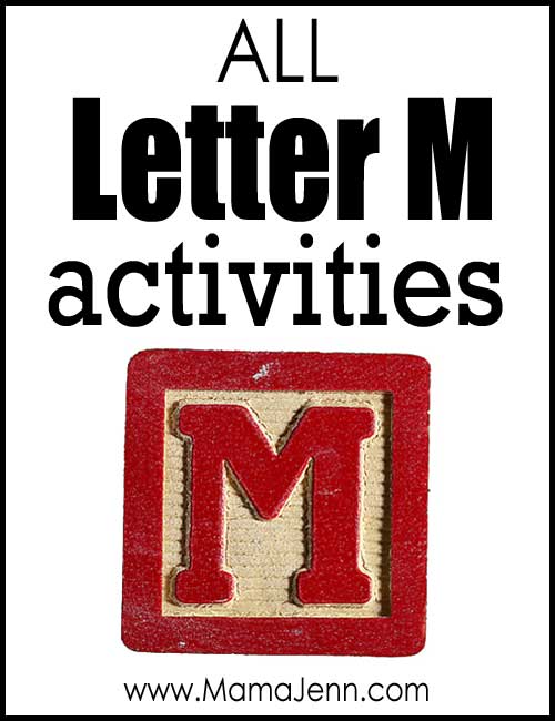 All Letter M Alphabet Activities