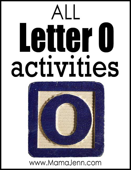 All Letter O Alphabet Activities