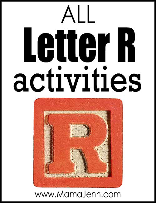 All Letter R Alphabet Activities