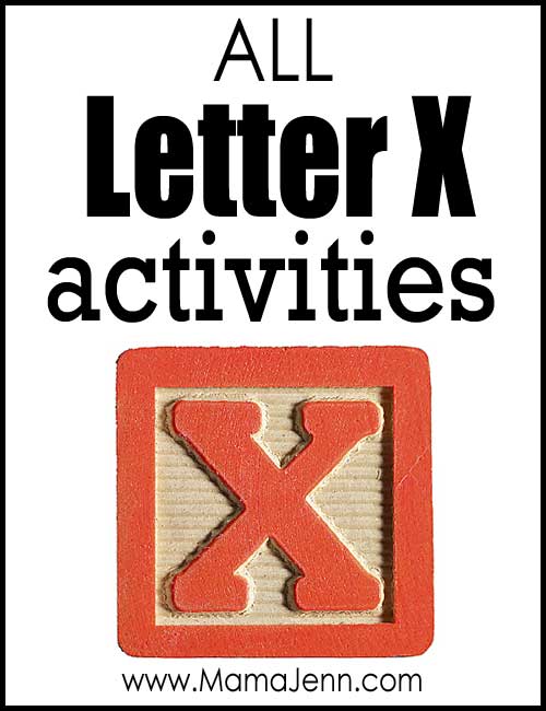 All Letter X Alphabet Activities