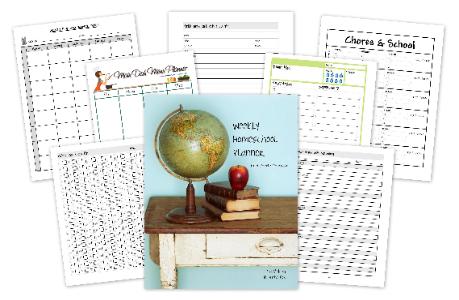 Weekly Homeschool Planner {Review & Giveaway}