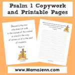 Psalm 1 Bible Verse Printables {MFW Creation to the Greeks}