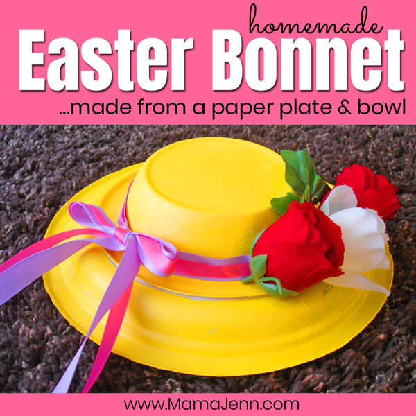 Homemade Easter Bonnet Hat