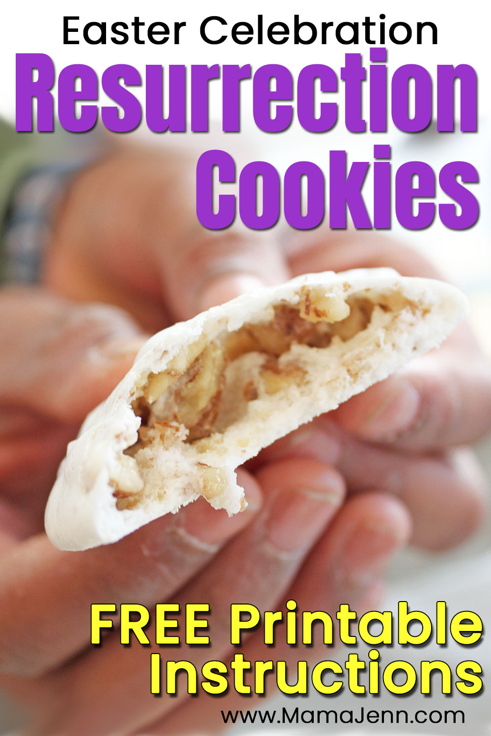 Easter Resurrection Cookies FREE Printable Activity Instructions and Recipe