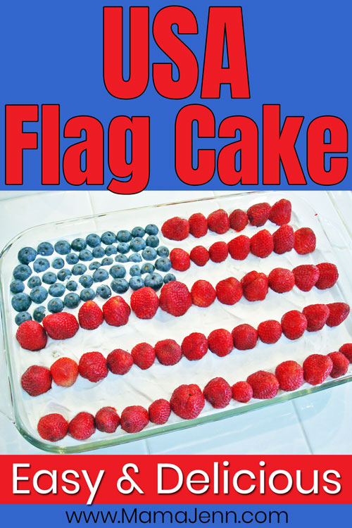 Easy Delicious USA Flag Cake