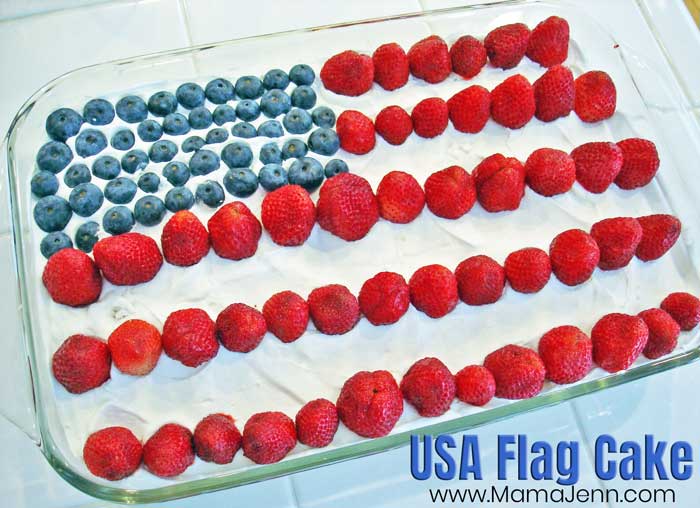 US Flag Cake