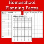 FREE Homeschool Planning Pages