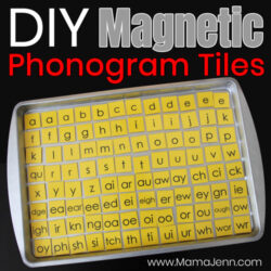 DIY Magnetic Phonogram Tiles