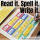 Read It. Spell It. Write It. Spelling Activity