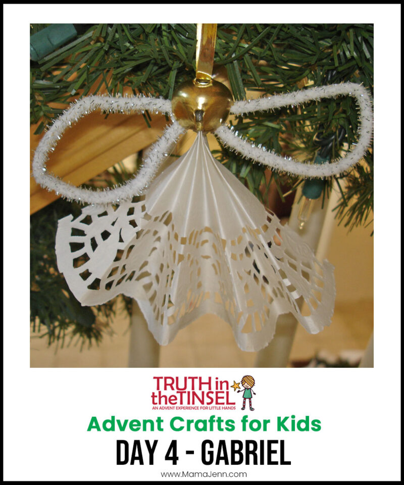 Truth in the Tinsel Christmas Advent Experience Craft Day 4 - GABRIEL