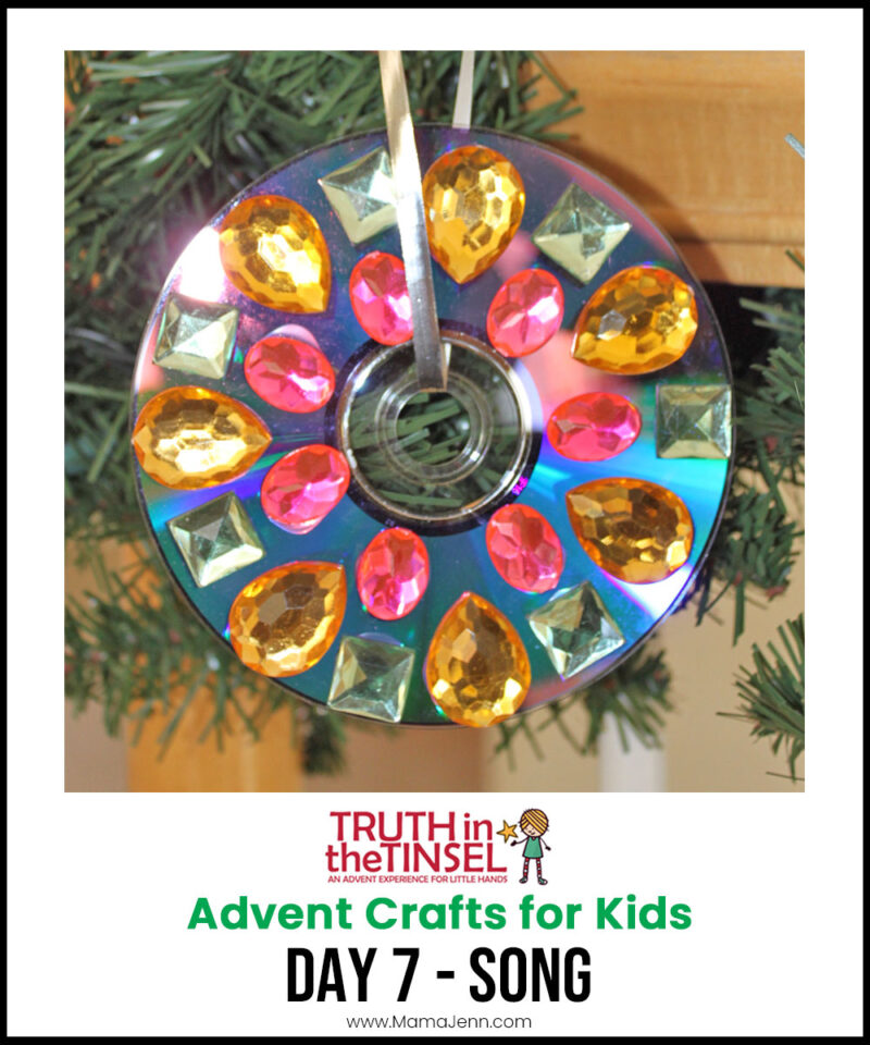 Truth in the Tinsel Christmas Advent Experience Craft Day 7 - SONG