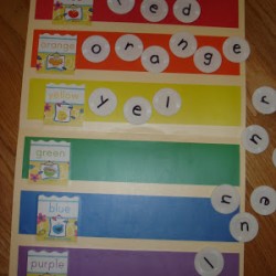 Sesame Street {Color Names} File Folder Game