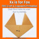 MFW Kindergarten Craft Copywork Xx Fox
