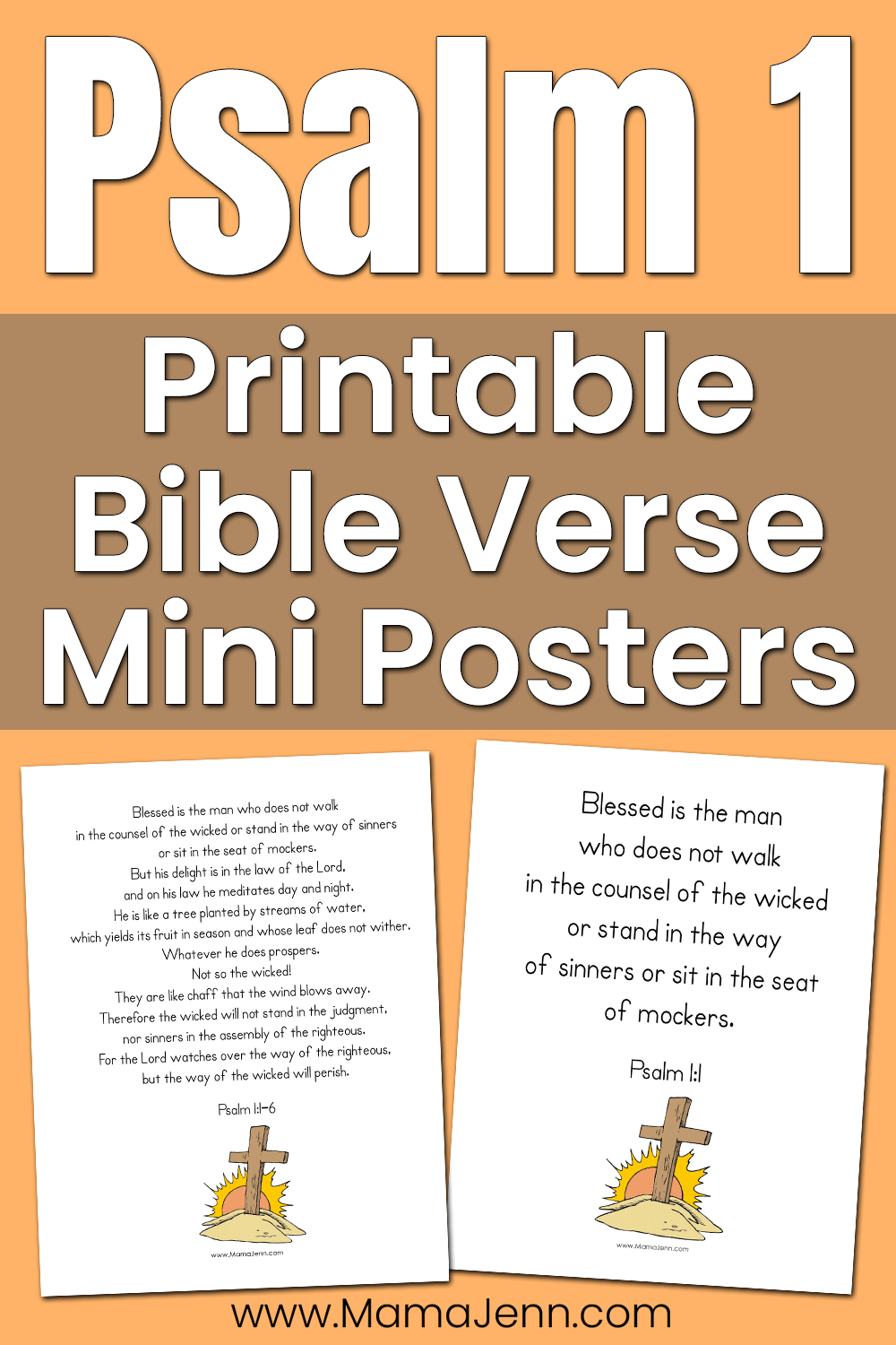 Psalm 1 MFW CtG Bible Verse Mini Posters