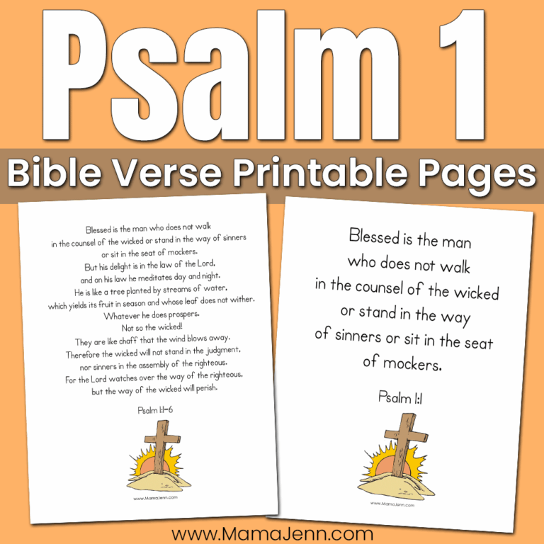 Psalm 1 MFW CtG Bible Verses