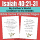 Isaiah 40 MFW CtG Bible Verse Pages