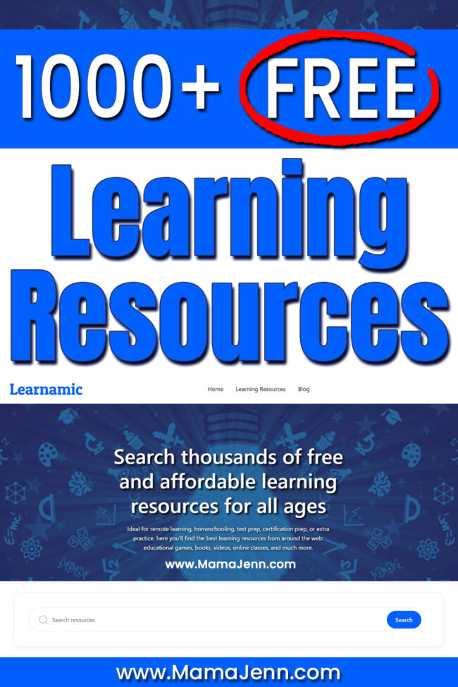 Thousands of FREE Learning Resources for your Homeschool - All in One ...