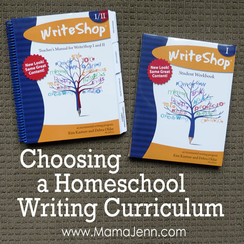 Choosing a Homeschool Writing Curriculum