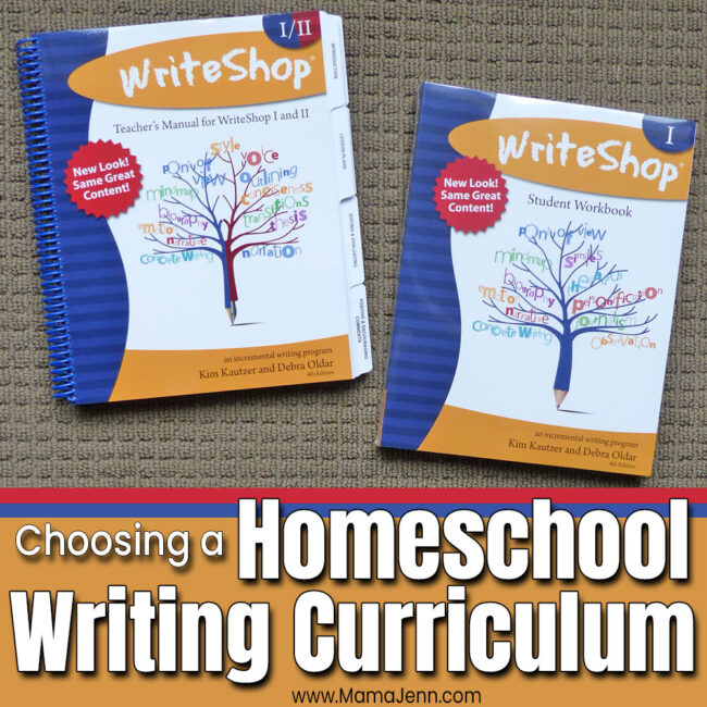 Writeshop Homeschool Writing Curriculum