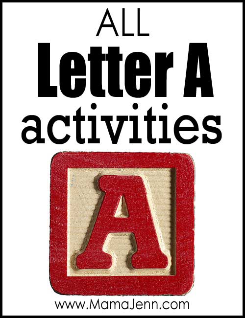 All Letter A Alphabet Activities