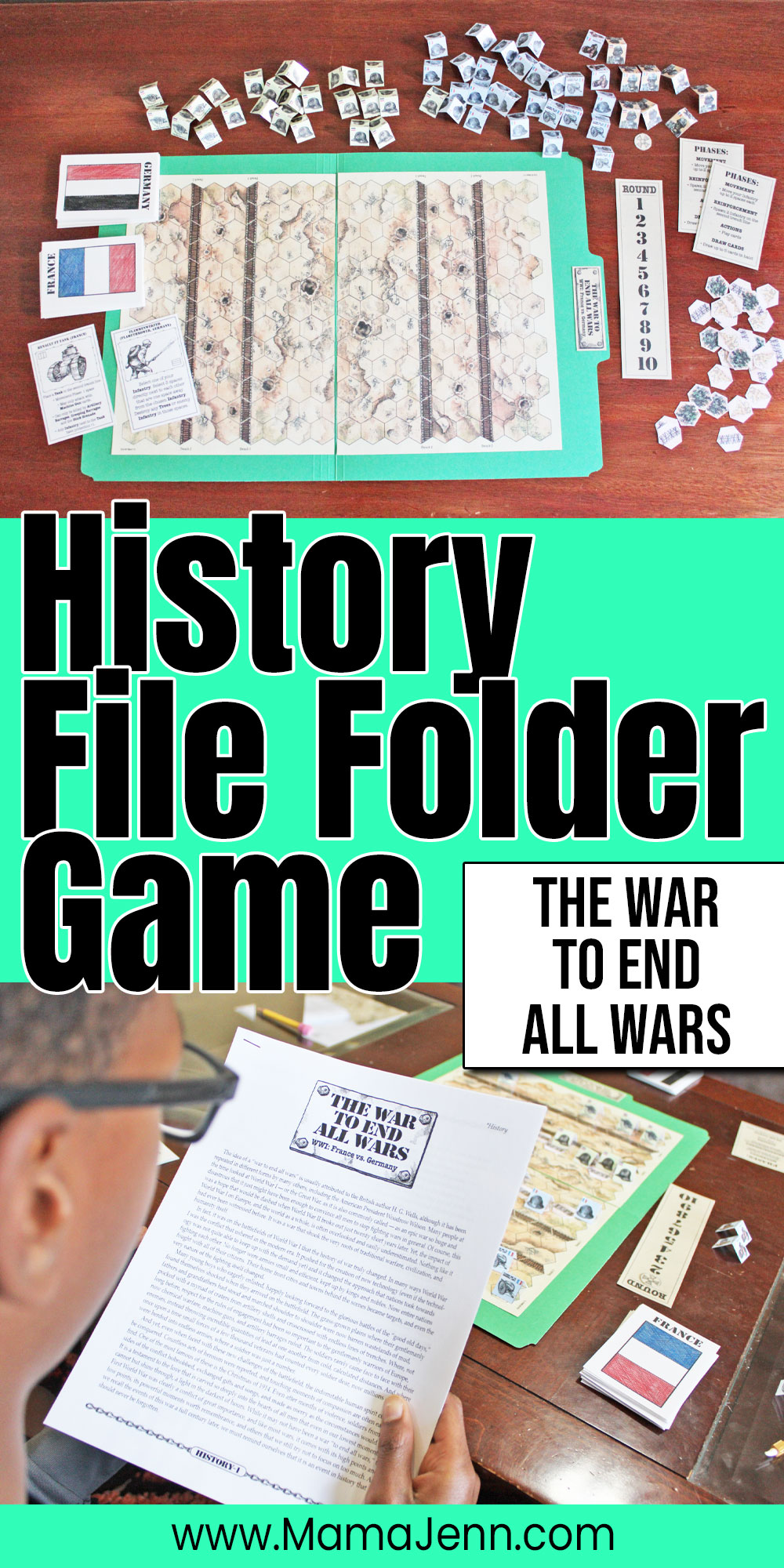 History File Folder Game The War to End All Wars