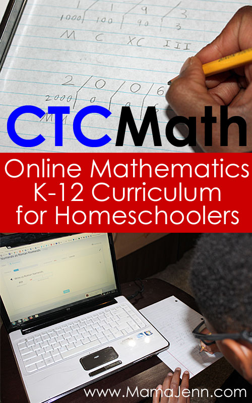 CTCMath K-12 Online Homeschool Math Curriculum