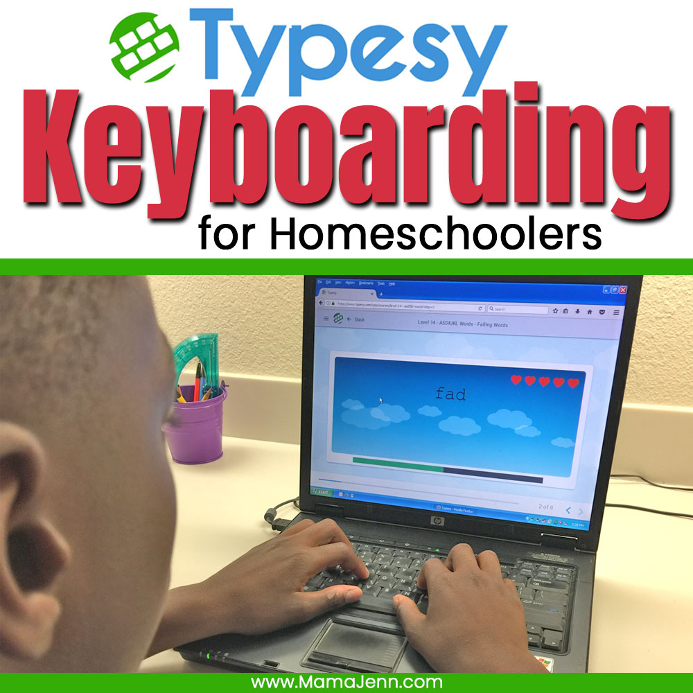 Typesy Typing Program for Homeschoolers