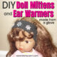 DIY Doll Headband Ear Warmers
