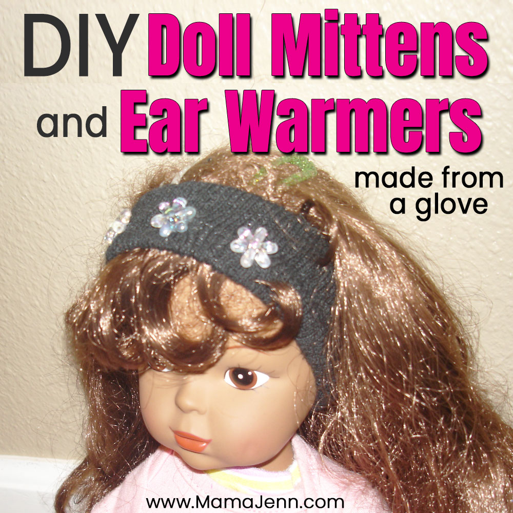 DIY Doll Headband Ear Warmers