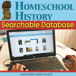 Homeschool History Database Resource