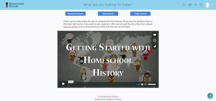 Homeschool-History-Homepage