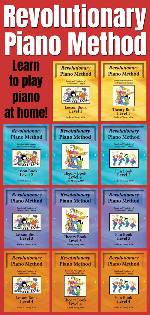 Revolutionary Piano Method books