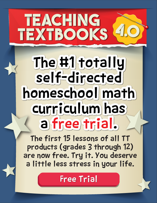 Teaching Textbooks Self Directed Learning Free Trial