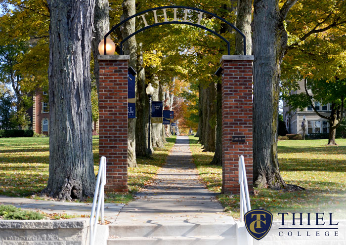 Thiel College Arch