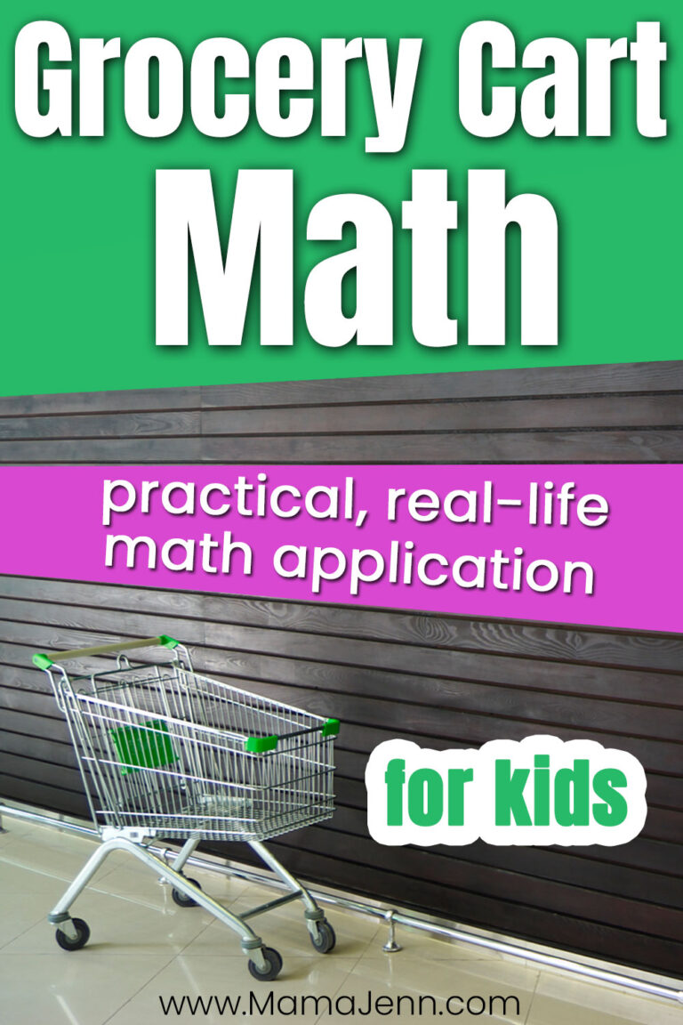 Grocery Math Simple Grocery Cart Math - Turn Shopping into FUN Math Lesson for Kids!