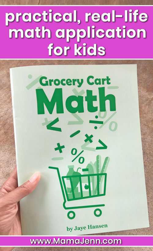 Grocery Cart Math workbook