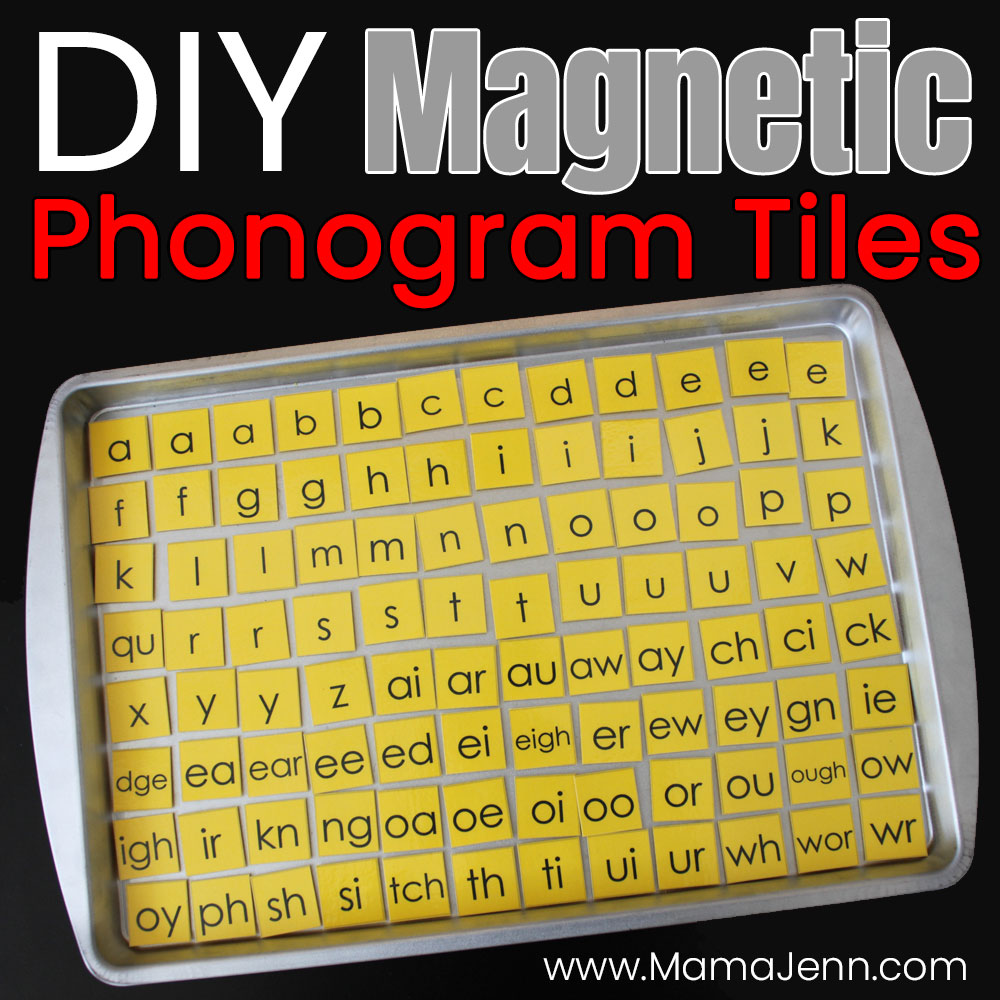 DIY Magnetic Phonogram Tiles