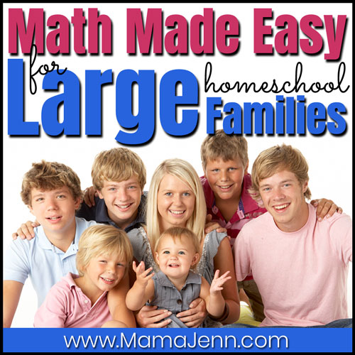 CTCMath Large Family Math Curriculum