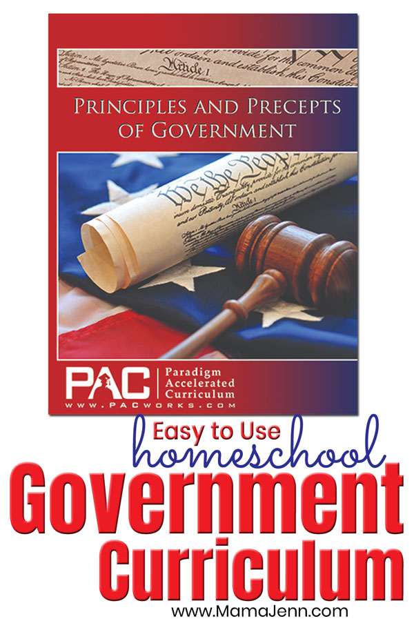 PAC Principles and Precepts of Government Curriculum Review