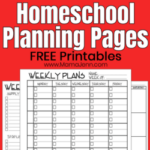 FREE Homeschool Planning Pages