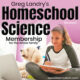girl with laptop with text overlay Greg Landry's Homeschool Science Membership for the whole family (Review)