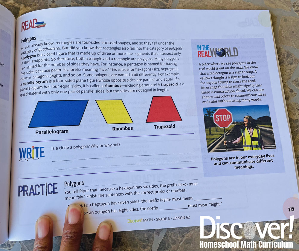 Discover Math 6 Textbook