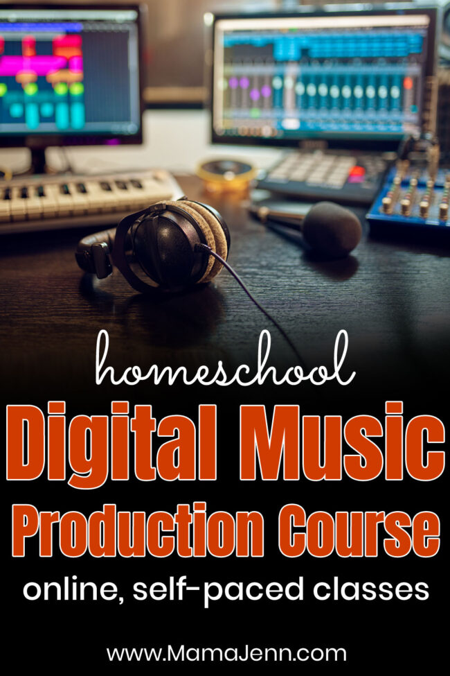 Online Self-paced Digital Music Production Course for Homeschoolers