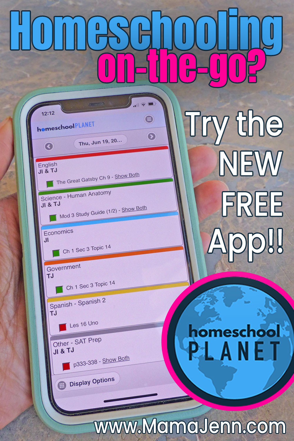 Homeschool Planet App On the Go!