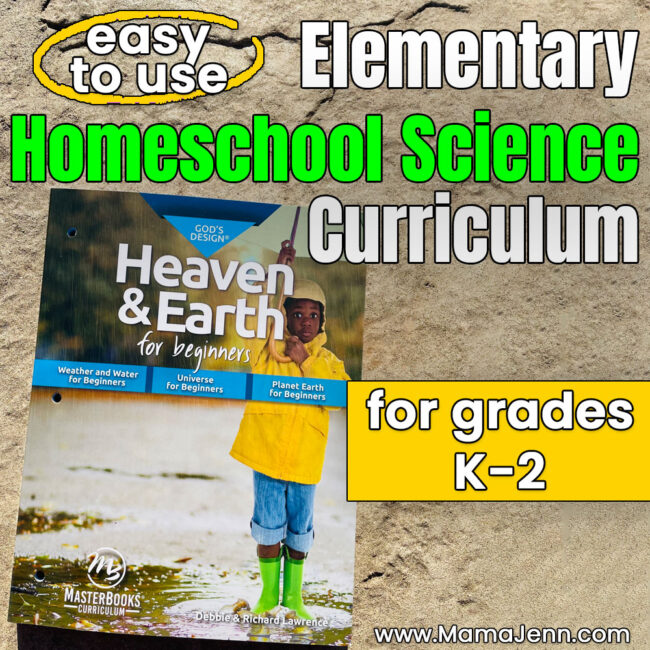 Easy-to-Use Elementary Homeschool Science Curriculum