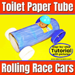 TP Tube Rolling Race Car Tutorial